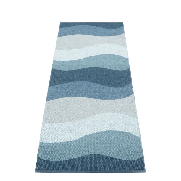 Zils iekštelpu un āra celiņa paklājs 70x200 cm Urvi Water – Pappelina