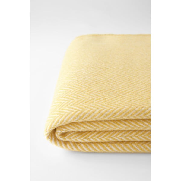 Medus dzeltens pleds ar kokvilnu Euromant Skyline, 140 x 160 cm-image-3