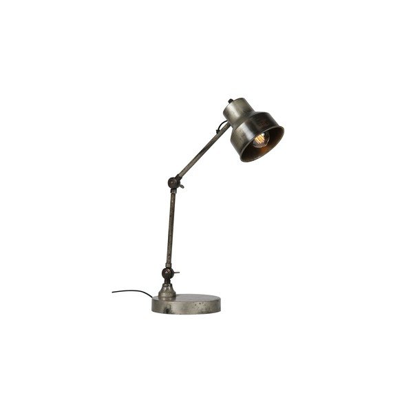 Grīdas lampa sudraba krāsā WOOOD Hector, augstums 66 cm-image-1
