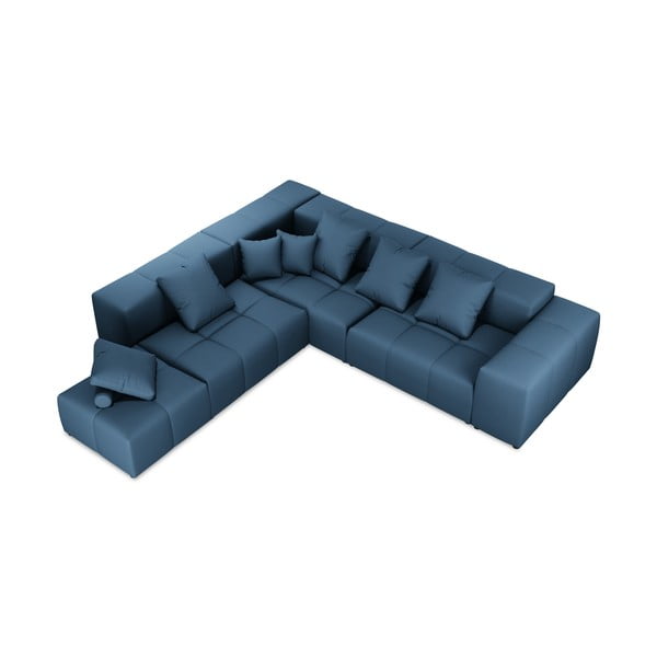 Zils stūra dīvāns (maināms stūris) Rome – Cosmopolitan Design -image-2