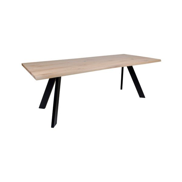 Ēdamgalds no ozola House Nordic Cannes White Oiled, 220 x 100 cm-image-1