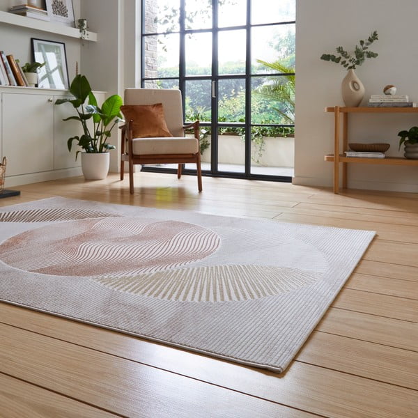 Rozā/krēmkrāsas paklājs 120x170 cm Creation – Think Rugs-image-2