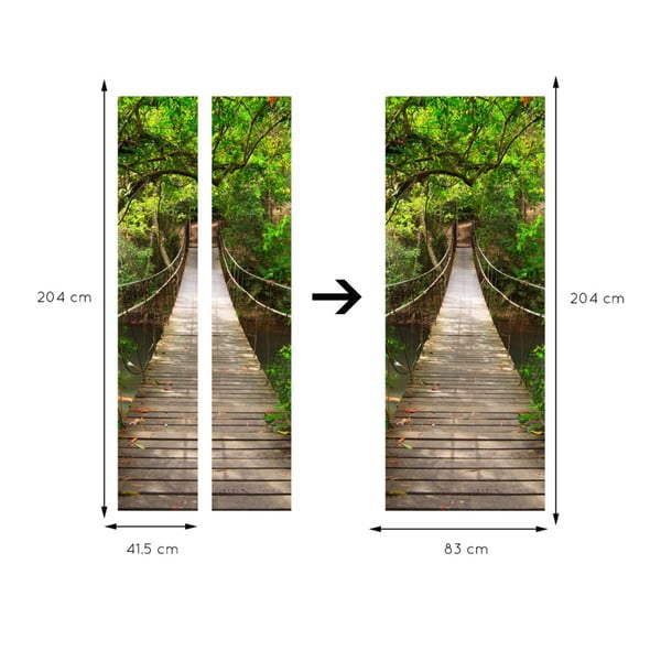 Uzlīme durvīm Ambiance Suspension Bridge, 83 x 204 cm-image-2