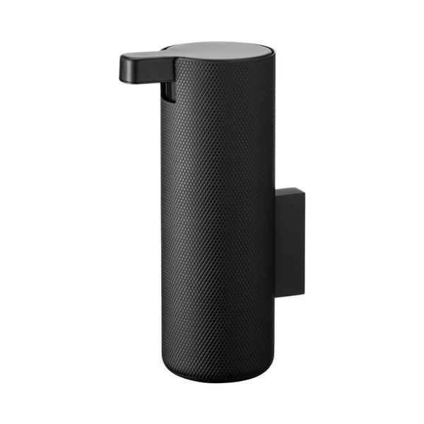 Melns nerūsējošā tērauda sienas ziepju dozators 165 ml Modo Rof – Blomus