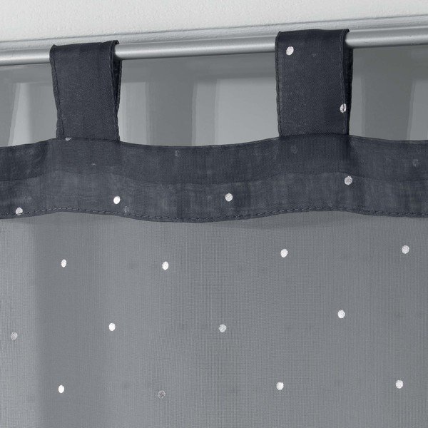 Antracīta pelēki dienas aizkari (2 gab.) 60x90 cm Orion – douceur d'intérieur-image-1