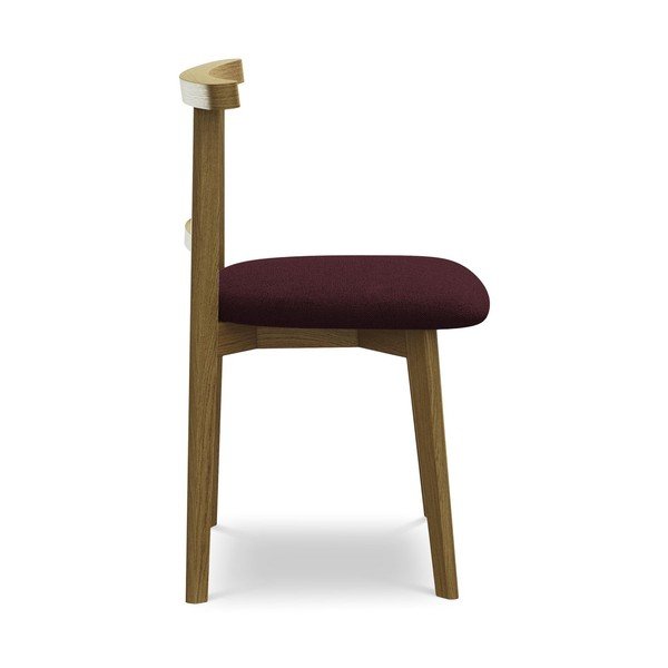 Bordo masīvkoka pusdienu krēsls Ohelo – Makamii-image-2