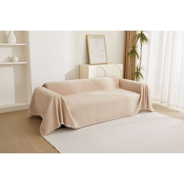 Bēšs pārvalks atpūtas krēslam 70 cm Talo – Filumi-image-1