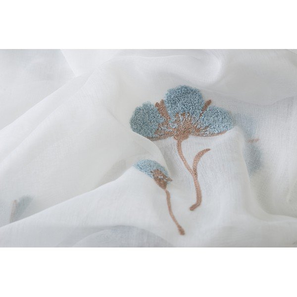 Balts/zils dienas aizkars 140x260 cm Elba – Mendola Fabrics-image-2