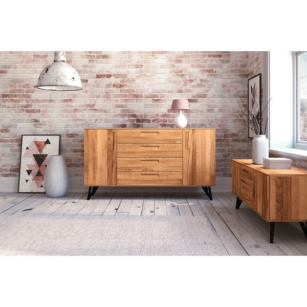 Augsta kumode no dižskābarža koka 182x100 cm Golo – The Beds-image-1