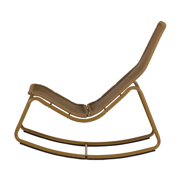 Okera dzeltens mākslīgās rotangpalmas dārza atpūtas krēsls Tom – WOOOD-image-2