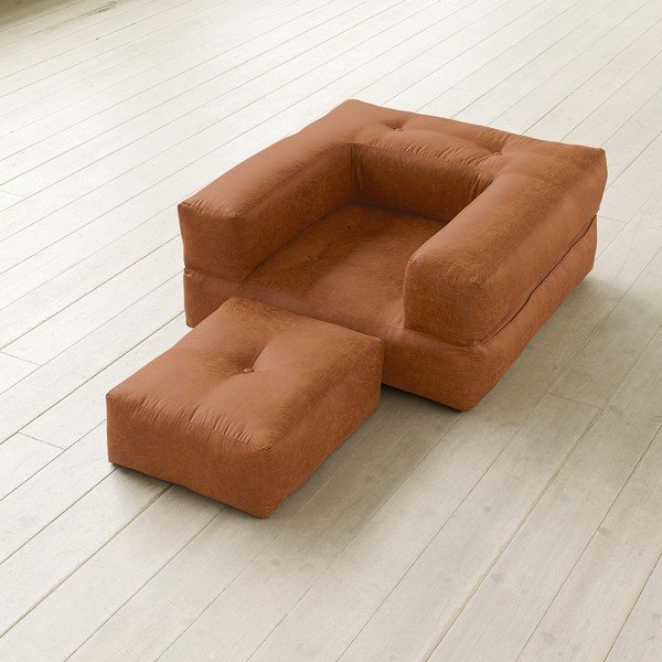 Maināms krēsls Cube, konjaks-image-3