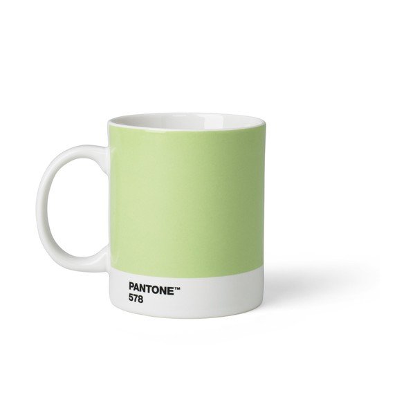 Gaiši zaļa porcelāna krūze 375 ml Light Green 578 – Pantone