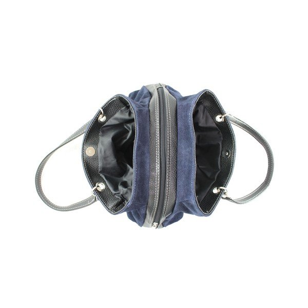 Tumši zila ādas somiņa Chicca Borse Westo-image-2