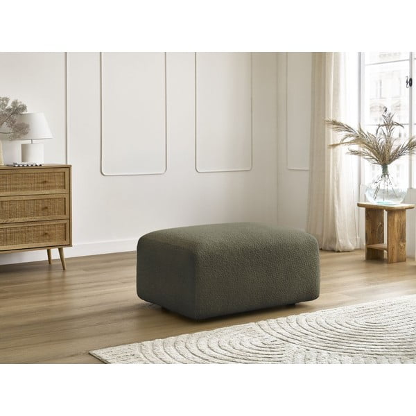 Zaļš kāju soliņš no buklē auduma Tina – Bobochic Paris-image-4