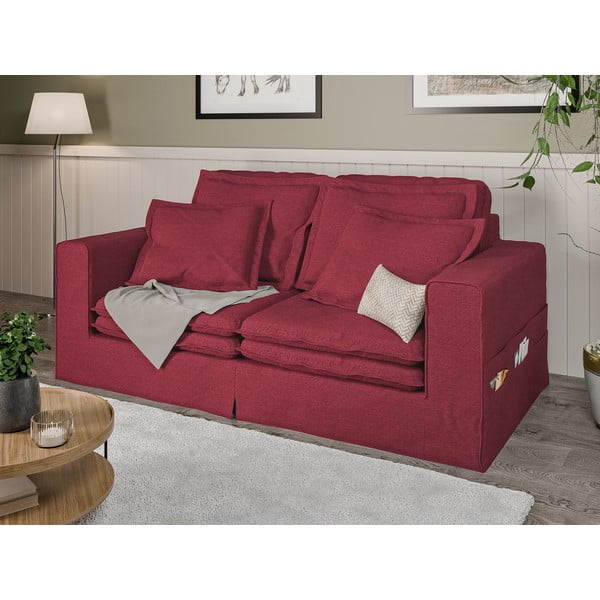 Sarkans dīvāns 196 cm Nora – Ropez-image-3