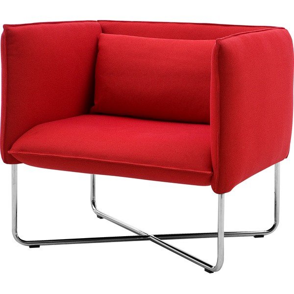 Sarkans atpūtas krēsls Softline Groove-image-2