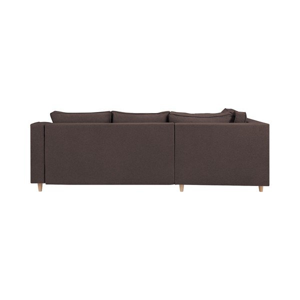 Mazzini Sofas Jonquille dīvāns, tumši brūns, kreisais stūris-image-4