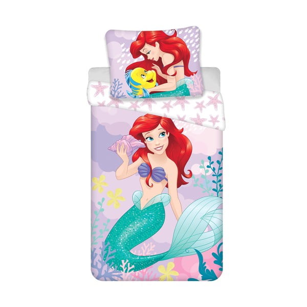 Vienguļamā kokvilnas bērnu gultas veļa 140x200 cm Ariela "Pink" – Jerry Fabrics