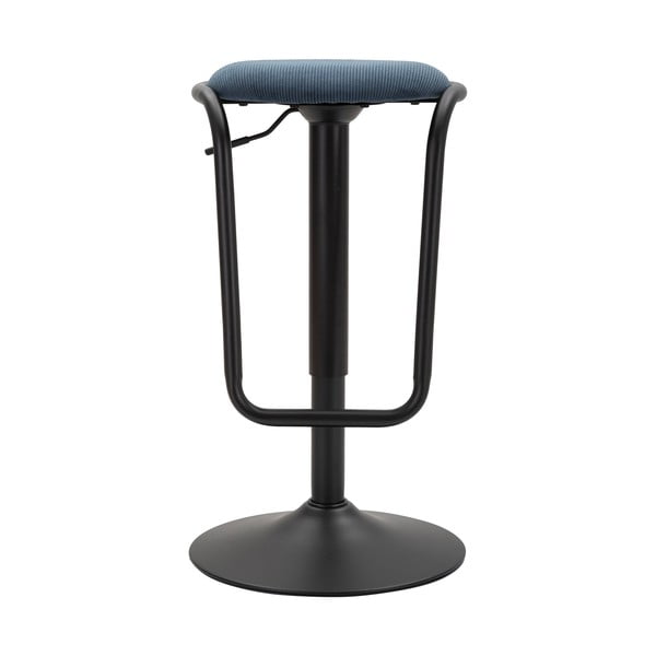 Zaļganzila/melna polsterēta bāra taburete ar regulējamu augstumu (sēdekļa augstums 61 cm) Destiny – Mauro Ferretti-image-2