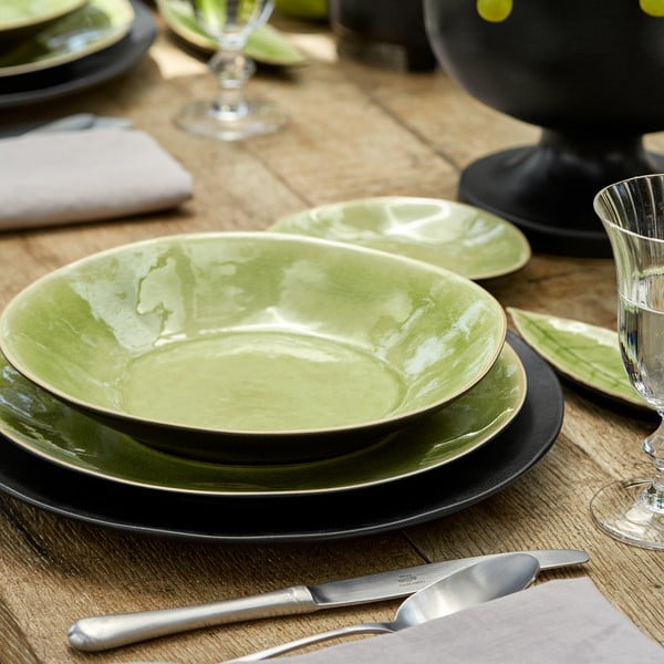 Gaiši zaļš keramikas zupas šķīvis Costa Nova Riviera, ⌀ 25 cm-image-2
