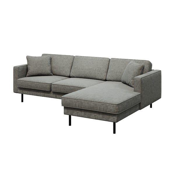 Pelēks stūra dīvāns (labais stūris) Kobo – MESONICA-image-2