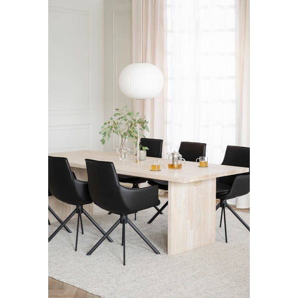 Ozolkoka imitācijas ēdamgalds 240x95 cm Emmett – Rowico-image-2