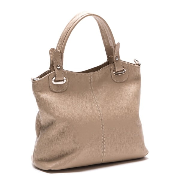 Pelēki brūna ādas somiņa Luisa Vannini Nena-image-2