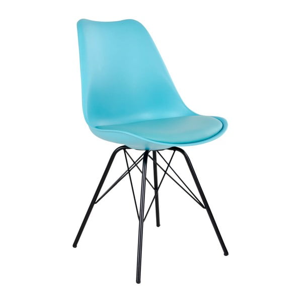 2 gaiši zilu ēdamistabas krēslu komplekts ar sēdekli House Nordic