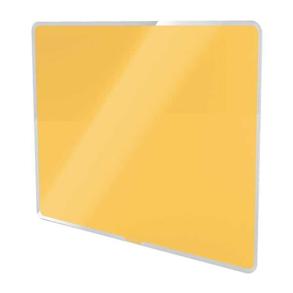 Dzeltena stikla magnētiskā tāfele Leitz Cosy, 80 x 60 cm