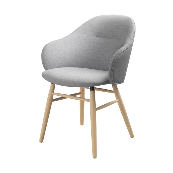 Pelēks pusdienu krēsls Unique Furniture Teno Oak