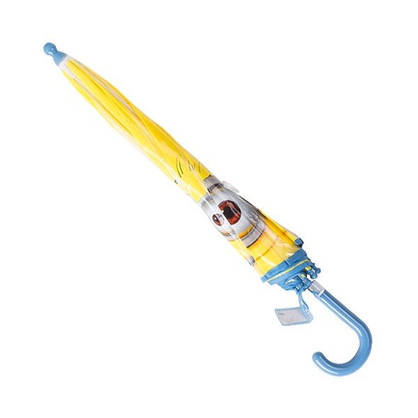 Bērnu caurspīdīgs lietussargs putnu būris Minions, ⌀ 60 cm-image-1
