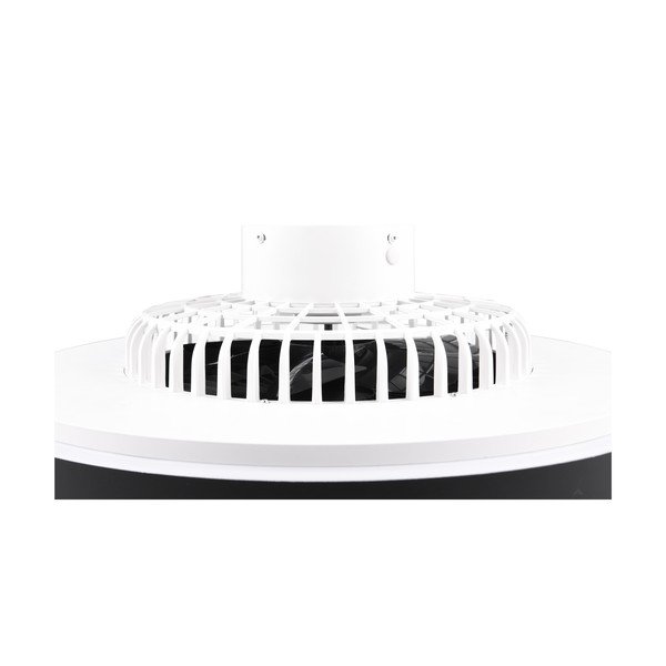 Matēti melna LED griestu lampa Halmstad – Trio-image-4