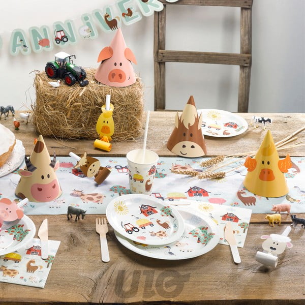 Salvetes (20 gab.) 33x33 cm Farm Animals – Homéa-image-1