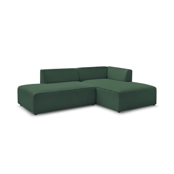 Zaļš modulārais stūra dīvāns (ar labo stūri/L veida) Megeve – Bobochic Paris-image-3