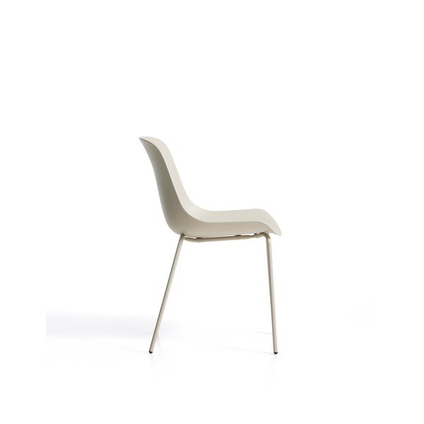 Bēšs plastmasas dārza krēsls Altea – Kave Home-image-3