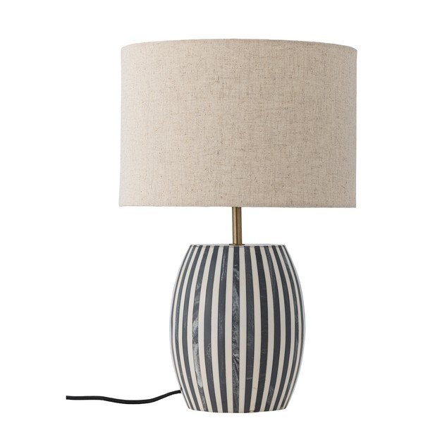 Balta/pelēka LED galda lampa (augstums 47 cm) Tali – Bloomingville