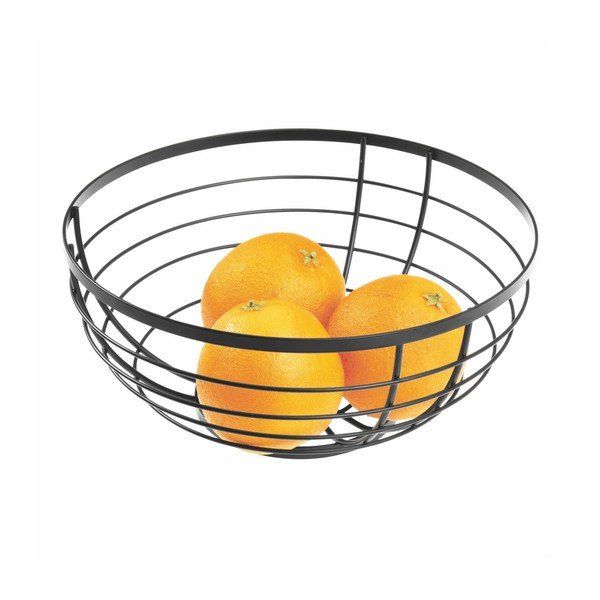 Melns augļu trauks iDesign Austin, ø 27,31 cm-image-1