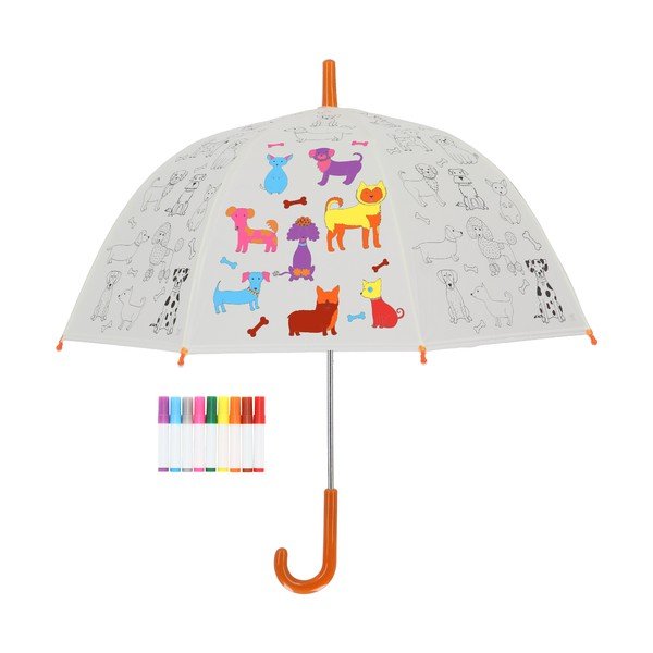 Bērnu lietussargs PIY: Dogs – Esschert Design-image-1