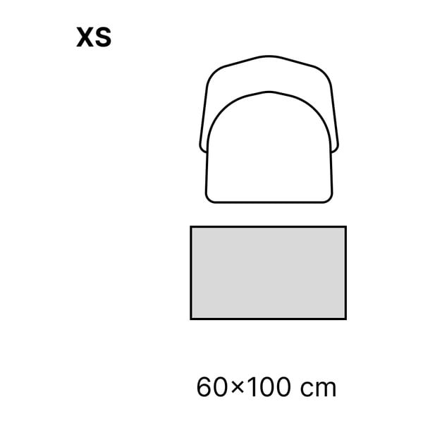 Pelēks mazgājams paklājs 80x50 cm – Vitaus-image-4