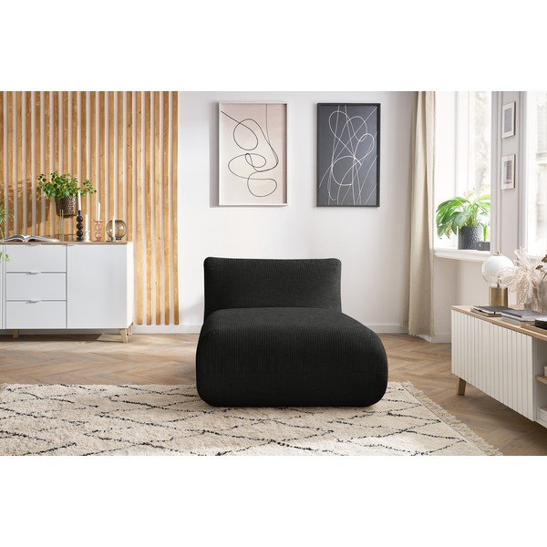 Tumši pelēks velveta dīvāna modulis Lecomte – Bobochic Paris-image-1
