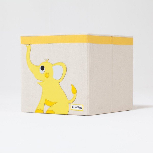 Auduma uzglabāšanas kaste bērniem Robby the Elephant – Rocket Baby-image-3