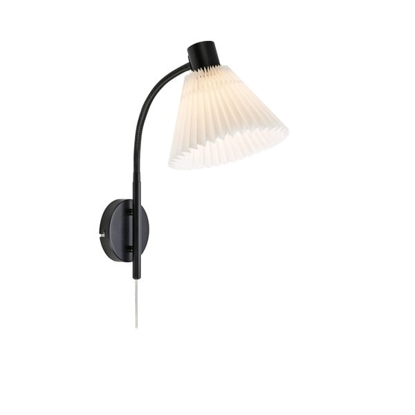 Balta/melna sienas lampa Mira – Markslöjd