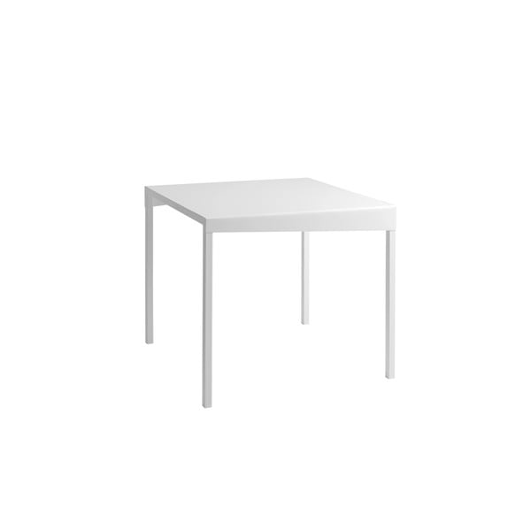 Balts metāla pusdienu galds Custom Form Obroos, 80 x 80 cm