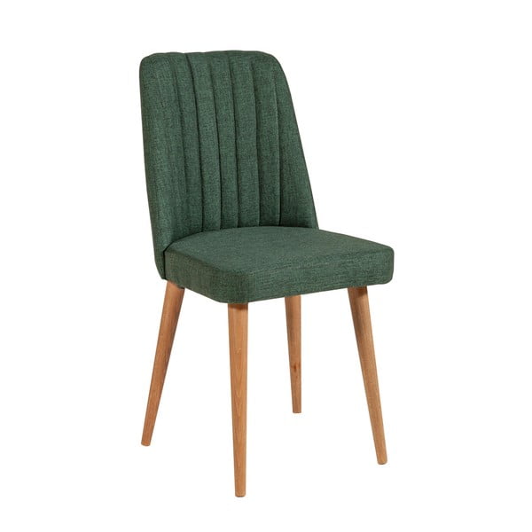 Zaļš samta pusdienu krēsls Stormi Sandalye – Kalune Design