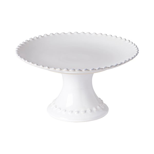 Balta keramikas tortes paplāte Costa Nova Pearl, ⌀ 22 cm