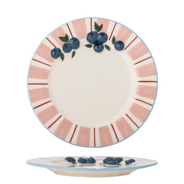 Rozā/krēmkrāsas deserta akmensmasas šķīvji (4 gab.) ø 20,5 cm Carry – Bloomingville-image-3