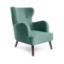 Piparmētru zaļš samta atpūtas krēsls ar atzveltni Noemye – Bonami Selection