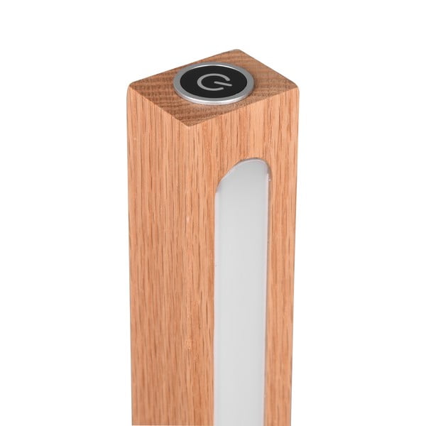 Melna/dabīga toņa LED stāvlampa (augstums 115 cm) Bellari – Trio-image-4