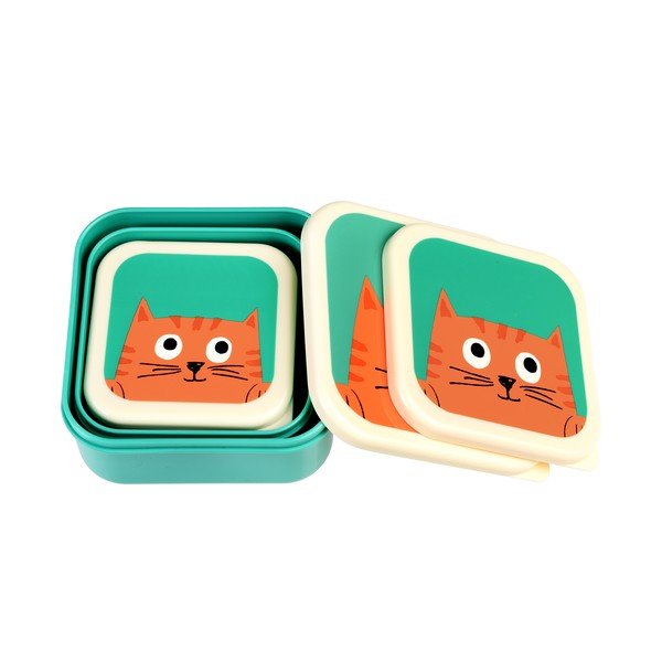 3 uzkodu kastīšu komplekts Rex London Chester Cat-image-2