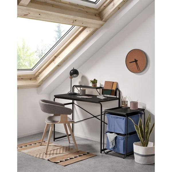 Melns rakstāmgalds Kave Home Foreman-image-2